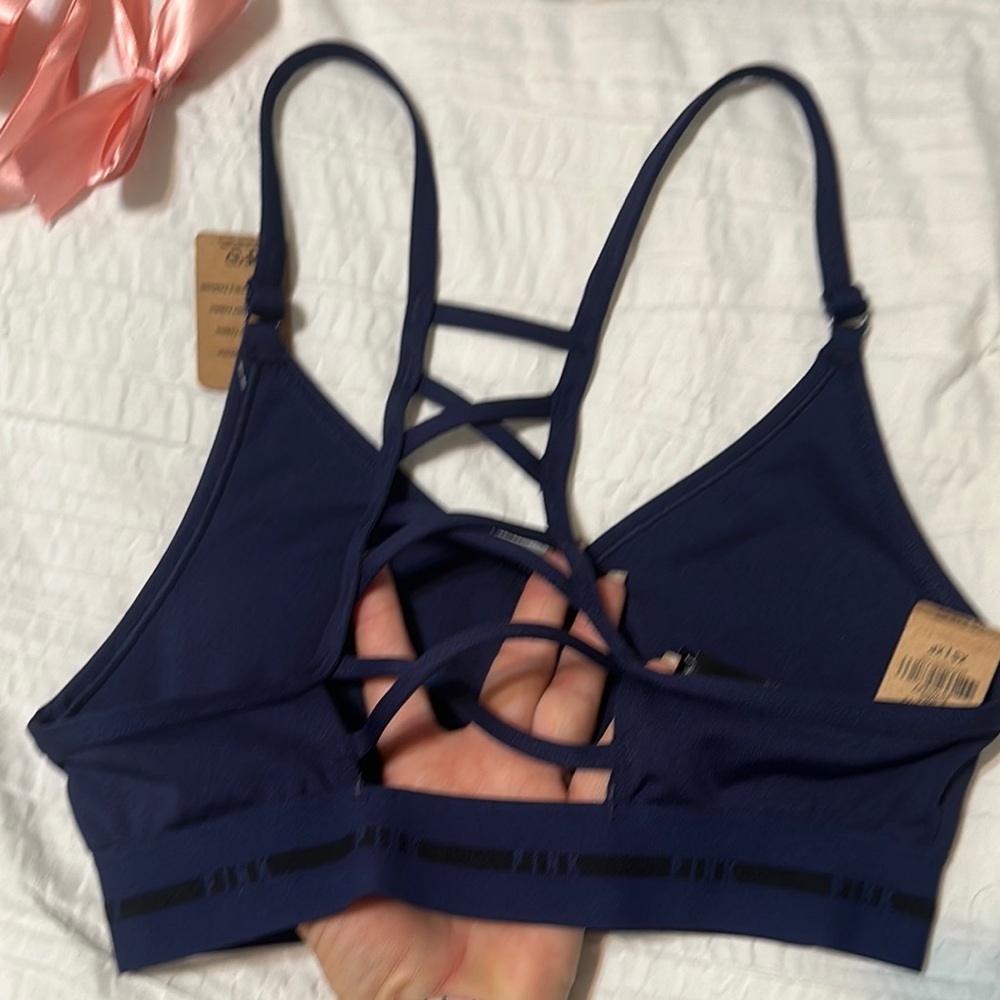 Victoria's Secret Navy Blue Sports Bra - Picture 4 of 5